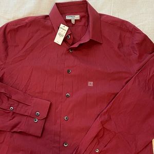 NWT Men’s Express Long Sleeve Button Down Sz L